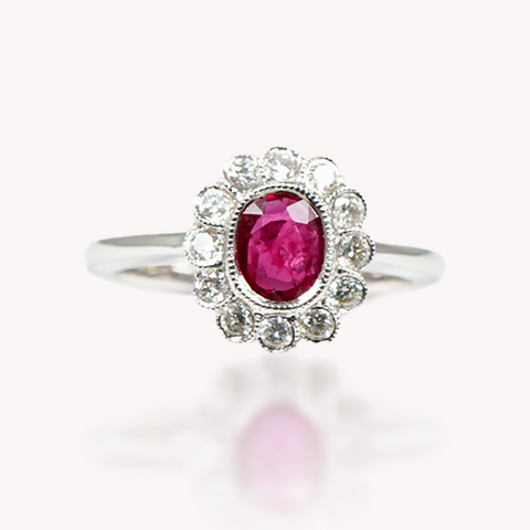 Ruby Diamond Ring