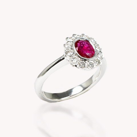 Ruby Diamond Ring