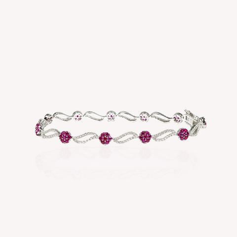Ruby Diamond Classic Bracelet