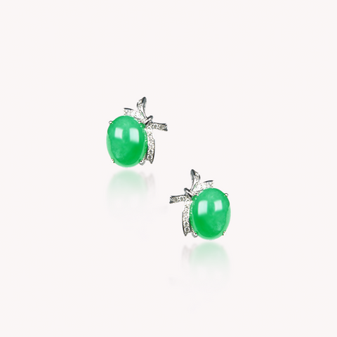 Jade Stud Earrings