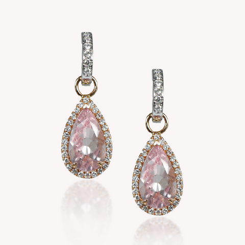 Pink Morganite Earrings