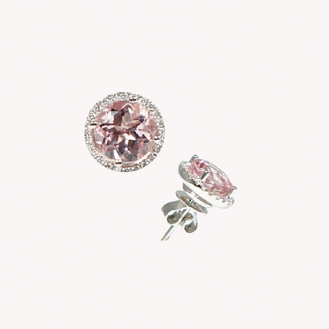 Pink Morganite Classic Earrings