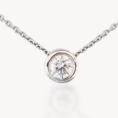 Round Diamond Necklace