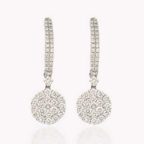 Diamond Dangle Earring