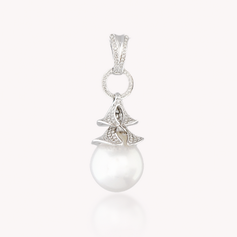 South Sea Pearl Diamond Pendant