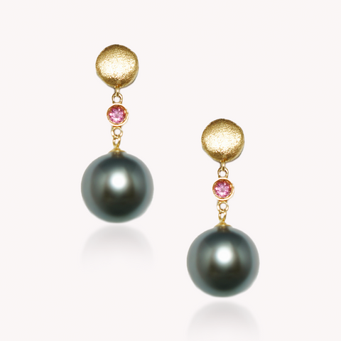 Tahitian Pearl Earrings