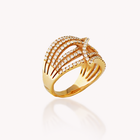 Rose Gold Diamond Ring