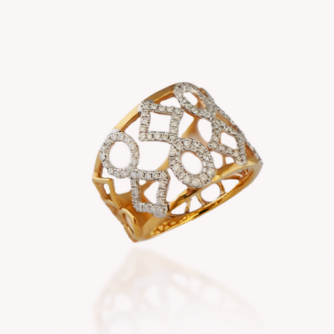 Rose Gold Diamond Ring