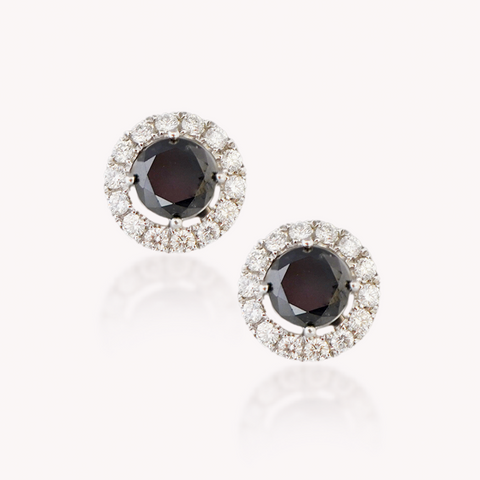 Black Diamond Earrings