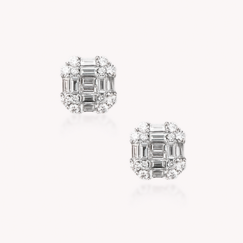 Diamond Stud Earrings