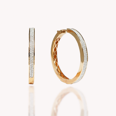 Diamond Loop Earring
