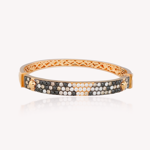 Mixed Diamond Bangle