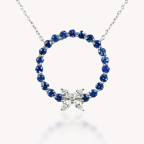 Blue Sapphire Necklace