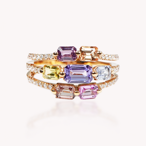 Mixed Sapphire Ring