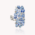 Image 9: Blue Sapphire Diamond Ring