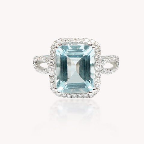 Aquamarine Ring