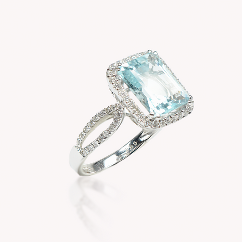 Aquamarine Ring