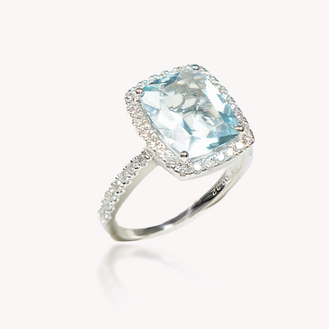 Aquamarine Ring