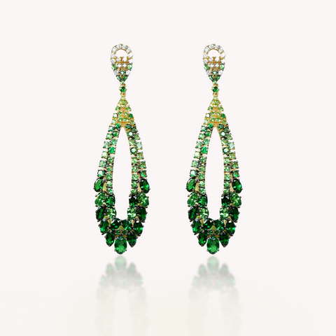 Tsavorite Deluxe Earrings
