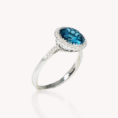 London Blue Topaz Ring