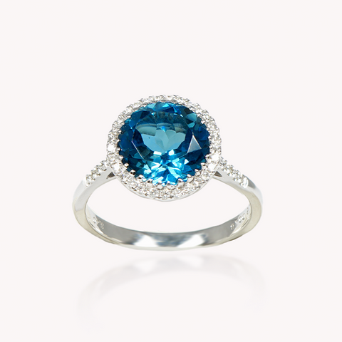London Blue Topaz Ring