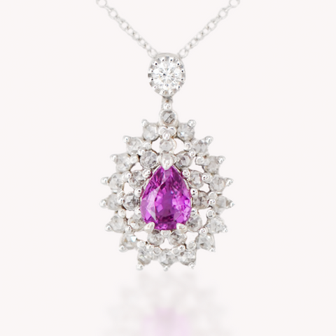Pink Sapphire Pendant