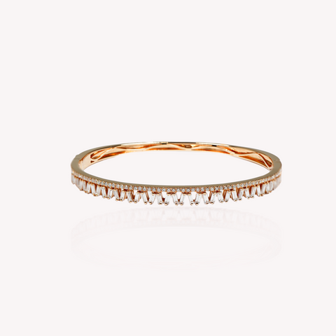 Diamond Rose Gold Bangle