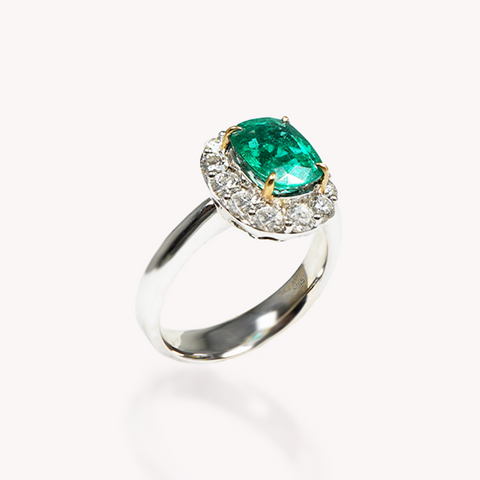 Emerald Diamond Ring