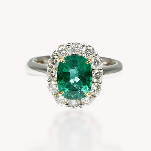 Emerald Diamond Ring