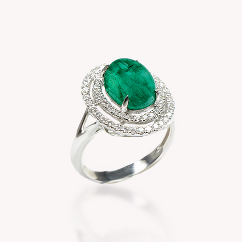 Emerald Diamond Ring