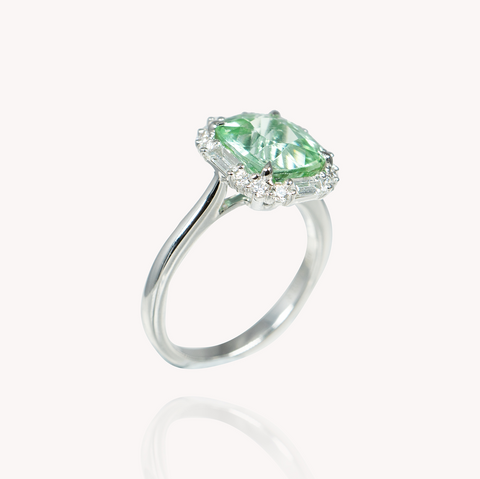 Green Tourmaline Ring