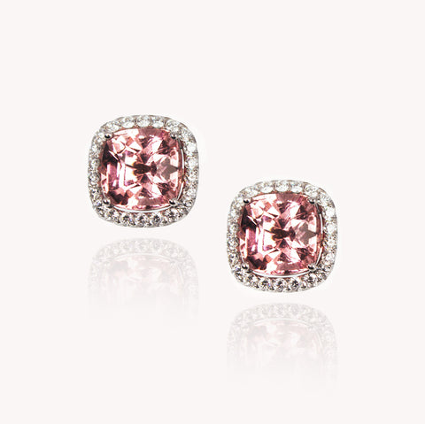 Tourmaline Cushion Earrings