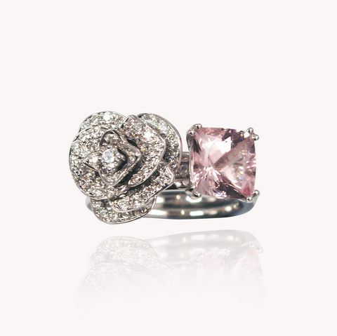 Pink Morganite Ring