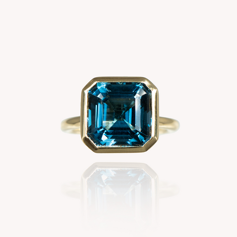 London Blue Topaz Ring