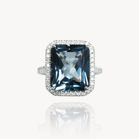 London Blue Topaz Ring