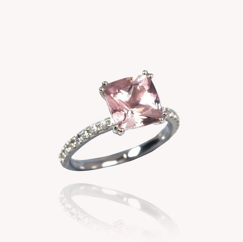 Pink Morganite Ring