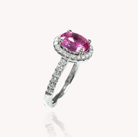 Pink Sapphire Ring