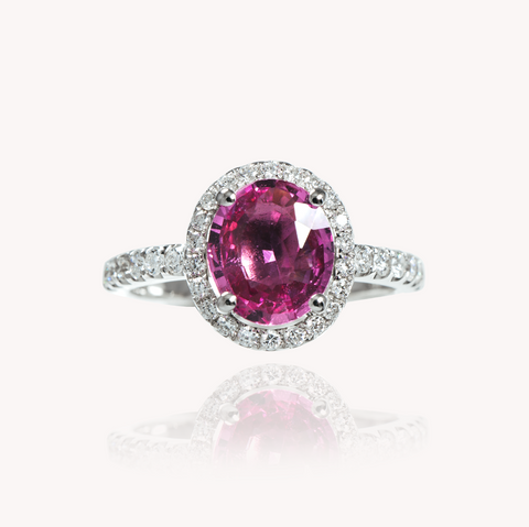 Pink Sapphire Ring