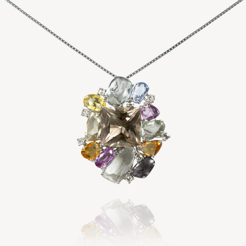 Sapphire Quartz Pendant