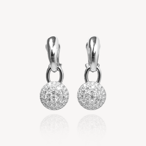 Diamond Dangle Earrings