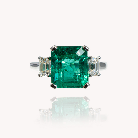 Emerald Diamond Ring