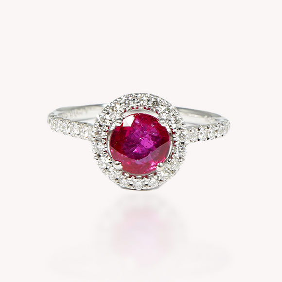 Ruby Diamonds Ring
