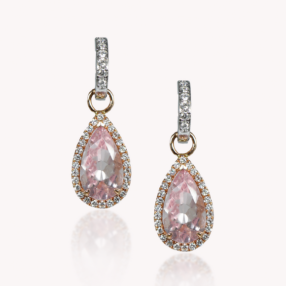 Pink Morganite Earrings
