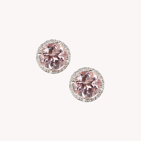 Pink Morganite Classic Earrings