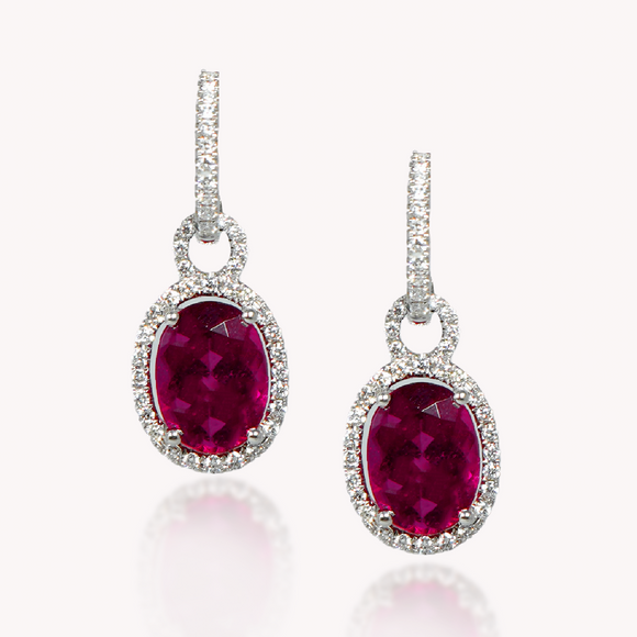 Rubellite Earring