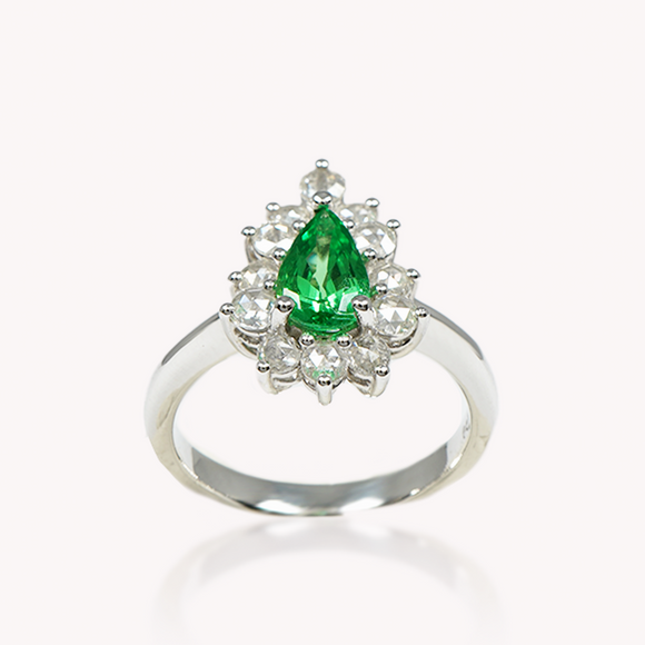 Tsavorite Ring