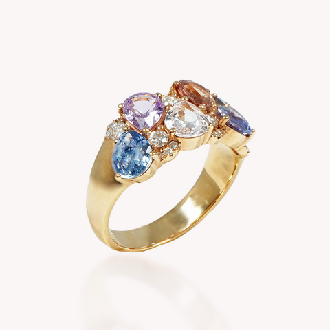 Mixed Sapphire Ring
