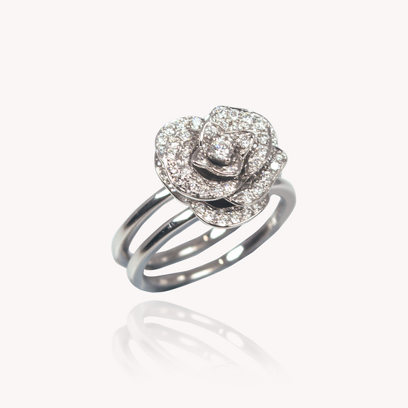 Diamond Rose Ring